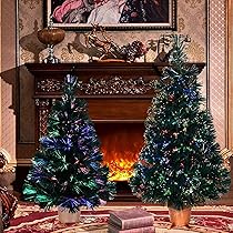 Amazon.co.jp: ミニクリスマスツリー、24または32インチの緑色の